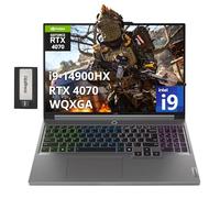 Lenovo Legion 5 Laptop para juegos WQXGA de 16 pulgadas 165Hz, Intel i9-14900HX, 32GB DDR5, SSD PCIe de 2 TB, NVIDIA GeForce RTX 4070 8GB GDDR6, teclado retroiluminado RGB, Wi-Fi 6E, Windows 11, gris