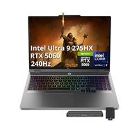 Lenovo Legion 5 Laptop para juegos WQXGA de 16 pulgadas 240Hz, Intel Ultra 9 275HX, GeForce RTX 5060 8GB GDDR7, 64GB DDR5, 2TB SSD, WiFi 7, teclado retroiluminado RGB de 24 zonas, Win 11, gris, juego