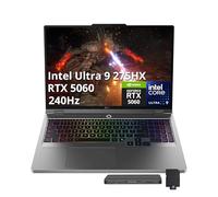 Lenovo Legion 5 Laptop para juegos WQXGA de 16 pulgadas 240Hz, Intel Ultra 9 275HX, NVIDIA GeForce RTX 5060 8GB GDDR7, 32GB DDR5, 1TB SSD, teclado retroiluminado RGB de 24 zonas, Win 11 Pro, gris