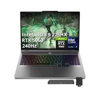 Lenovo Legion 5 Laptop para juegos WQXGA de 16 pulgadas 240Hz, Intel Ultra 9 275HX, NVIDIA GeForce RTX 5060, 64GB DDR5, almacenamiento de 5 TB (4 TB SSD + 1 TB estación de acoplamiento), teclado