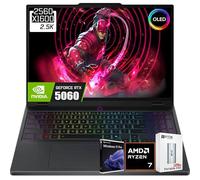 Lenovo Legion 5 Laptop para juegos WQXGA OLED 165Hz de 15.1 pulgadas, NVIDIA GeForce RTX 5060 8GB GDDR7, AMD Ryzen 7-260 (>Intel i9-13905H), WiFi 7, retroiluminación RGB, Win11 PRO, W/128GB PSD (16GB