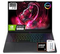 Lenovo Legion 5 - Laptop para juegos WQXGA OLED 165Hz de 15.1 pulgadas, NVIDIA GeForce RTX 5060 8GB GDDR7, AMD Ryzen 7-260 (>Intel i9-13905H), WiFi 7, retroiluminación RGB, Win11 Home, W/128GB PSD