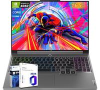 Lenovo Legion 5i Gaming Laptop, 40.6 cm WQXGA 165Hz, Intel 24-Core i9-14900HX hasta 5.8GHz, 32 GB DDR5 RAM, 1 TB SSD, GeForce RTX 4060, RGB retroiluminado KB, WiFi 6E, cámara web FHD, MS Office 2024