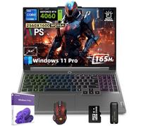 Lenovo Legion 5i Ordenador portátil para juegos - Pantalla WQXGA 165Hz, Intel de 24 núcleos i9-14900HX, GeForce RTX 4060, Wi-Fi 6E, teclado retroiluminado RGB, Win 11 Pro con accesorios JAWFOAL (64 GB