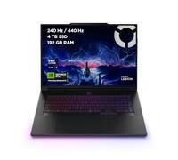 Lenovo Legion 9 Gen 10 - Portátil Gaming IA, 18'' WQUXGA (Intel Core Ultra 9 275HX, NVIDIA GeForce RTX 5090, 440 Hz, 192 GB RAM, 4 TB SSD, Wi-Fi 7, Win 11 Pro) Teclado RGB Español- Negro