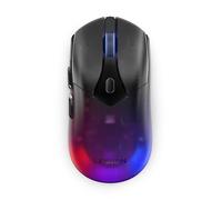 Lenovo Legion M410 - Ratón inalámbrico RGB para juegos, 6 botones, agarre de palma con 16.000 DPI, batería recargable de 53 horas, iluminación RGB de 2 zonas, compatible con NVIDIA Reflex