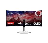 Lenovo Legion Pro 34WD-10 - Monitor Curvo Gaming WQHD 34" OLED (240 Hz, 0.03 ms MPRT, 21:9, HDMI 2.1 + DP 1.4, AMD FreeSync Premium Pro, VESA 100 x 100 mm) Soporte Inclinación/Altura/Giro - Blanco