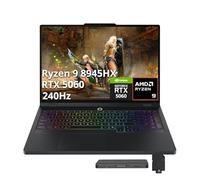 Lenovo Legion Pro 5 16 pulgadas WQXGA 240Hz Gaming Laptop, AMD Ryzen 9 8945HX, NVIDIA GeForce RTX 5060, 64GB DDR5, 2TB SSD, teclado retroiluminado RGB de 24 zonas, WiFi 7, Win 11 Pro, negro, 1TB