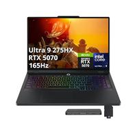 Lenovo Legion Pro 5 - Laptop para juegos WQXGA de 165 Hz, Intel Ultra 9 275HX, 32 GB de RAM, almacenamiento de 5 TB (SSD de 4 TB + estación de acoplamiento de 1 TB), GeForce RTX 5070, teclado