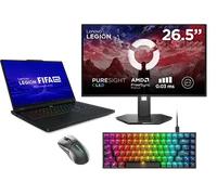 Lenovo Legion Pro 5i 16 + Legion 27Q-10 OLED Monitor, Legion Keyboard & Mouse Procesador Intel® Core Ultra 7 255HX núcleos E de hasta 4,50 GHz núcleos P de hasta 5,20 GHz, Windows 11 Home 64, 1 TB SSD