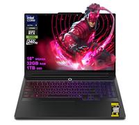 Lenovo Legion Pro 7 Gaming AI Laptop 16 pulgadas 2560x1600 OLED 240Hz Intel 24-core Ultra 9 275HX 32GB RAM 1TB SSD GeForce RTX 5080 16GB (hasta 1334 tapas AI) por tecla RGB retroiluminado Thunderbolt