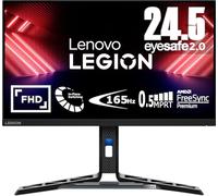 Lenovo Legion R25i-30 - Monitor Gaming 24.5'' FullHD con EyeSafe (IPS, 165Hz, 0.5ms, HDMI+DP, FreeSync Premium, Altavoces) Ajuste de inclinación/Altura/Pivot/Giro - Negro