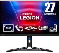Lenovo Legion R27i-30 Monitor para Juegos de 27 Pulgadas | FHD, 1080p, 165Hz, IPS, 0.5ms, HDMI, DP | AMD Freesync Premium | PS5, Xbox, Pantalla de PC
