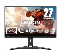 Lenovo Legion R27qe Pantalla Gaming 27" QHD (IPS, 180Hz, 0.5ms MPRT, Cable DP, HDMI, AMD FreeSync) Ajuste de inclinación/Altura/rotación/pivote - Negro