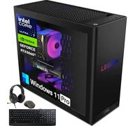 Lenovo Legion Tower 5i - Escritorio para juegos, Intel Ultra 7 265F (20 núcleos, hasta 5.3 GHz), NVIDIA RTX 5060Ti, 32 GB DDR5-5600 MT/S, 1 TB SSD, Wi-Fi 6E, Windows 11 Pro, con juego de auriculares y