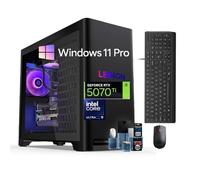 Lenovo Legion Tower 5i Gen 10 - Computadora de escritorio para juegos, Intel Ultra9 275HX (24 núcleos), GeForce RTX 5070 Ti, refrigeración líquida de 200 W, USB KB y mouse y accesorios, Win 11 Pro, 32
