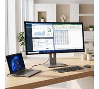 Lenovo Lenovo ThinkVision P34WD-40 Monitor Curvo WQHD USB-C Monitor profesional curvo de 34 pulgadas con resolución WQHD, conectividad USB-C de hasta 140 W,