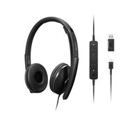 Lenovo Lenovo USB-C Auriculares Gen 2 Zoom Auriculares profesionales con cable USB-C, cancelación activa de ruido y certificación Zoom, diseñados para