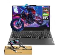 Lenovo LOQ 15 15ARP9 RTX 4060 Pro Gaming Laptop, 39.6 cm FHD 144Hz, AMD Ryzen 7 7435HS, NVIDIA RTX 4060, 64GB DDR5 RAM, 2TB SSD, retroiluminado KB, RJ-45, paquete con enfriador de laptop PCO