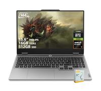 Lenovo LOQ 15 Laptop para juegos alimentada por IA | 15.6 pulgadas FHD IPS 144Hz (100% sRGB, G-SYNC) | AMD 8-Core Ryzen 7 250 | 16GB DDR5 512GB SSD | GeForce RTX 5060 (572 AI Tops) | Win11