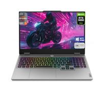 Lenovo LOQ 15AHP10 - Ordenador portátil para gaming, AMD Ryzen 5 220,16 GB DDR5 RAM, 512 GB PCIe SSD, 15,6" FHD (1920 x 1080) IPS pantalla, NVIDIA GeForce RTX 5050, disposición de teclado alemán, W11