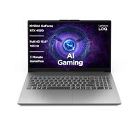 Lenovo LOQ Essential Gaming AI Laptop | 15.6" Full HD 144Hz Display | Intel Core i7 | NVIDIA GeForce RTX 4050 | 16GB RAM | 1TB SSD | Windows 11 | QWERTZ | Luna gris | Chip AI LA1 | 3 meses GamePass