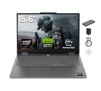 Lenovo LOQ Essential - Laptop para juegos de 15.6 pulgadas FHD 144Hz, AMD Ryzen 7 170, GeForce RTX 5050 8GB GDDR7, 16GB DDR5, 2TB de almacenamiento (SSD de 1 TB + estación de acoplamiento de 1 TB)