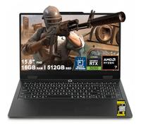 Lenovo LOQ Gaming AI Laptop 15.6 pulgadas FHD IPS 144Hz (100% sRGB FreeSync) AMD 8-core Ryzen 7 170 16GB RAM 512GB SSD GeForce RTX 5050 GDDR7 (440 tapas AI) cámara de privacidad Nahimic retroiluminada