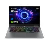 Lenovo LOQ Gaming AI Laptop | 17.3" Full HD 165Hz | NVIDIA GeForce RTX 5070 | Intel Core i7-14700HX | 16GB RAM | 512GB SSD | Win11 | QWERTZ | Teclado RGB 24-Zone | Gris | 3 Meses Game Pase 36