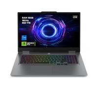 Lenovo LOQ Gaming AI Ordenador portátil | Pantalla 17,3" Full HD 165Hz | NVIDIA GeForce RTX 5070 | Intel Core i7-14700HX | 16GB de RAM | SSD de 1 TB | Win11 | QWERTZ | Teclado RGB de 24 zonas | Gris |