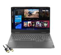 Lenovo LOQ Gaming Laptop, 15.6" FHD 144Hz, Intel 13th Gen 8-Core i5-13420H, GeForce RTX 3050, 16GB DDR5, 1TB PCIe SSD, Backlit KB, WiFi 6, USB-C, RJ45, PDG HDMI Cable, US Version KB, Win 11 Pro