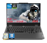 Lenovo LOQ Gaming Laptop | 15.6 pulgadas FHD IPS 144Hz 100% sRGB G-SYNC | Intel 10-core i5-13450HX (>i7-12650H) | 16GB DDR5 512GB SSD | GeForce RTX 4060 | Nahimic Rapid Charge Win11Pro con ICP
