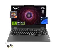 Lenovo LOQ Gaming Laptop, Pantalla FHD 144Hz de 15.6", AMD Ryzen 7-7435HS, GeForce RTX 4060 8GB, 32GB DDR5, 1TB PCIe 4.0, Keypad, WiFi 6, USB-C, RJ45, Teclado Retroiluminado de US, PDG HDMI Cable