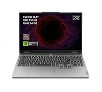 Lenovo LOQ Gen 9 - Ordenador Portátil Gaming IA 15.6" FHD, 144 Hz (AMD Ryzen 7 7435HS, NVIDIA GeForce RTX 4050, 24 GB RAM, 512 GB SSD, Wi-Fi 6, Sin Sistema Operativo) Teclado QWERTY Español - Gris