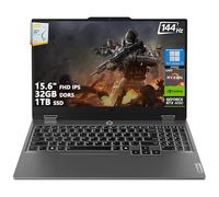 Lenovo LOQ Laptop para juegos | 15.6 pulgadas FHD IPS 144Hz (100% sRGB G-SYNC) | AMD Ryzen 5 7235HS | 32GB DDR5 1TB SSD | NVIDIA GeForce RTX 4050 6GB | Cámara de privacidad Wi-Fi 6 retroiluminada