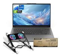 Lenovo LOQ - Laptop para juegos alimentada por IA, 15.6 FHD 144Hz, Intel i5-12450HX, NVIDIA GeForce RTX 2050, 16 GB DDR5 RAM, 1 TB SSD, Touchpad, paquete con radiador plegable PCO, enfriador para