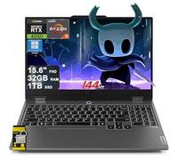 Lenovo LOQ Laptop para juegos de 15.6 pulgadas FHD 144Hz (100% sRGB G-SYNC) AMD Quad-core Ryzen 5 7235HS 32GB DDR5 1TB SSD GeForce RTX 4050 retroiluminada Nahimic cámara de privacidad carga rápida