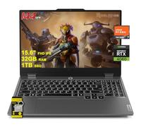 Lenovo LOQ Laptop para juegos de 15.6 pulgadas FHD IPS 144Hz (100% sRGB G-SYNC) AMD Octa-Core Ryzen 7 7435HS (Beats i7-12650H) 32GB RAM 1TB SSD GeForce RTX 4060 retroiluminada Nahimic Rapid Charge