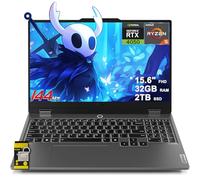 Lenovo LOQ Laptop para juegos de 15.6 pulgadas FHD IPS 144Hz (100% sRGB G-SYNC) AMD Quad-core Ryzen 5 7235HS 32GB RAM 2TB SSD GeForce RTX 4050 cámara de privacidad retroiluminada Nahimic carga rápida