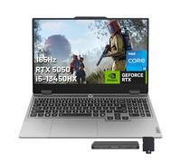Lenovo LOQ - Laptop para juegos FHD de 17.3 pulgadas 165Hz, Intel i5-13450HX, NVIDIA GeForce RTX 5050 8GB GDDR7, 64GB DDR5, 5TB de almacenamiento (4TB SSD + 1TB Docking Station Set), teclado