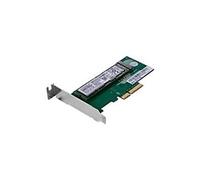 Lenovo M.2.SSD Adapter-High Profile Interno M.2 Tarjeta y Adaptador de Interfaz - Tarjetas y adaptadores de Interfaz (PCIe, M.2, Altura Total, Verde, 0 - 70 °C, 5 - 95%)