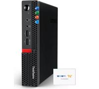 Lenovo Mini escritorio, 16 GB de RAM, SSD de 256 GB y almacenamiento externo de 128 GB, procesador AMD, puertos de doble pantalla, Wi-Fi, Bluetooth, USB, puerto RJ-45, Windows 11 Pro, Office 365