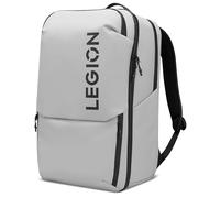 Lenovo - Mochila Gaming Legion 17" GB800 (Resistente al Agua, Capacidad Hasta 21 litros, Apertura de 180°, Bolsillos Para Ordenador, Tablet, Botellas de Agua, Correas Ergonómicas) - Color Gris Claro