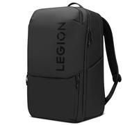 Lenovo - Mochila Gaming Legion 17" GB800 (Resistente al Agua, Capacidad Hasta 21 litros, Apertura de 180°, Bolsillos Para Ordenador, Tablet, Botellas de Agua, Correas Ergonómicas) - Color Negro