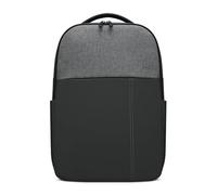 Lenovo Mochila para portátil de 15.6 pulgadas (B200) - 16L de capacidad acolchada para tablet y computadora con 6 bolsillos - Mochila delgada resistente al agua para uso diario, gris
