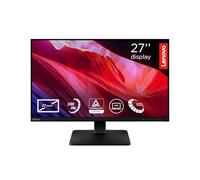 Lenovo Monitor L27qe QHD de 27 Pulgadas (2560 x 1440), IPS, 4 ms, 100 Hz, Ajustable, Conectores HDMI 2.1 y DisplayPort 1.4, Cable HDMI Incluido - Negro Cuervo