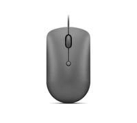 Lenovo Mouse 540 USB-C con conexión por Cable para PC, portátil, computadora con Windows o Sistema operativo Chrome, diseño ambidiestro, 4 Botones, tamaño Compacto, Gris tormenta