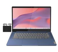 Lenovo Newest Flagship Chromebook, visualización táctil FHD de 14 pulgadas, delgada luz fina, procesador MediaTek Kompanio 520 de 8 núcleos, 4 GB de RAM, 64 GB eMMC, WiFi 6, cámara web, largas horas,