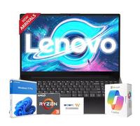 Lenovo Nueva versión de laptop Business and Student V15, Ryzen 3 serie 7000 (supera a Intel i5-1235U), 16 GB de RAM, SSD de 2 TB, pantalla FHD de 15.6 pulgadas, diseño ultra silencioso, duración de la