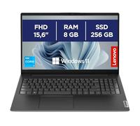 Lenovo, Ordenador portátil con pantalla de 15,6 pulgadas Full HD, Intel i3-1315U 6 Core 3,3 GHz, RAM 8 GB DDR4, 256 GB SSD NVMe, Win 11 Pro
